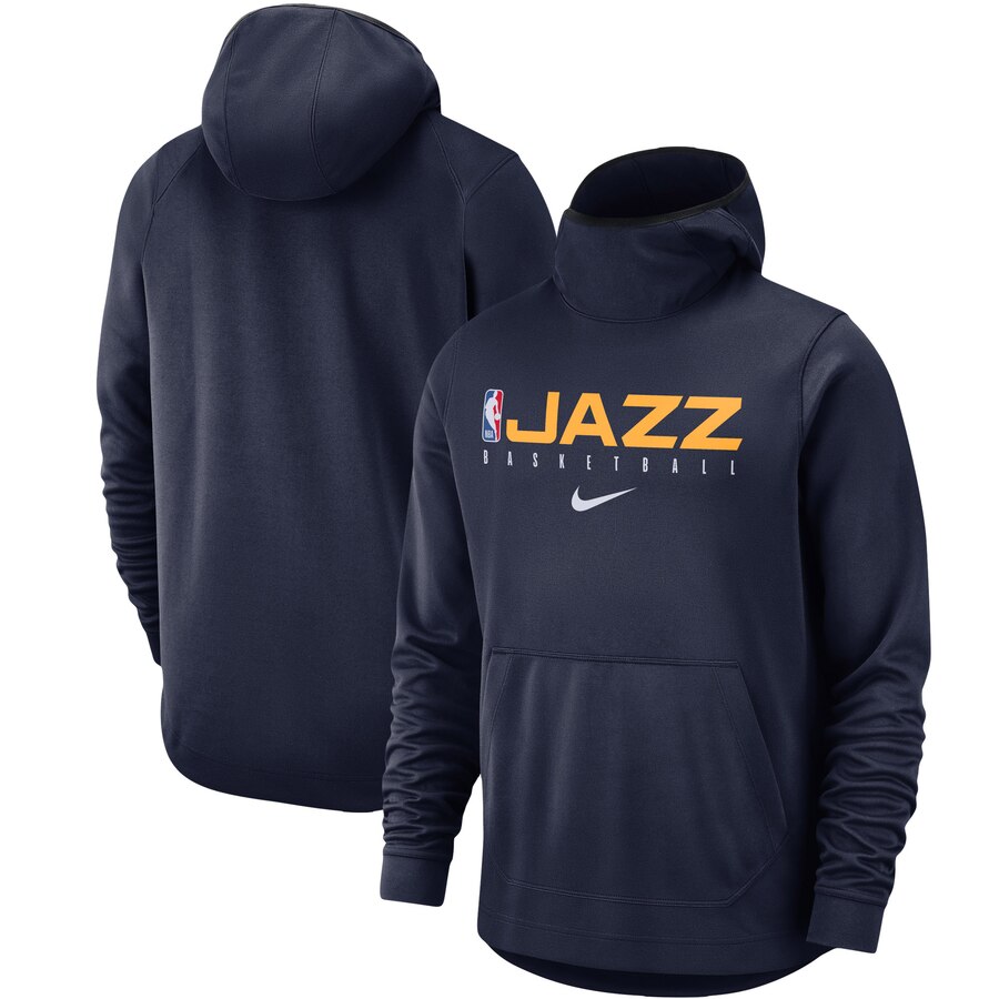 Utah Jazz Nike Spotlight Practice Performance Pullover Hoodie Green