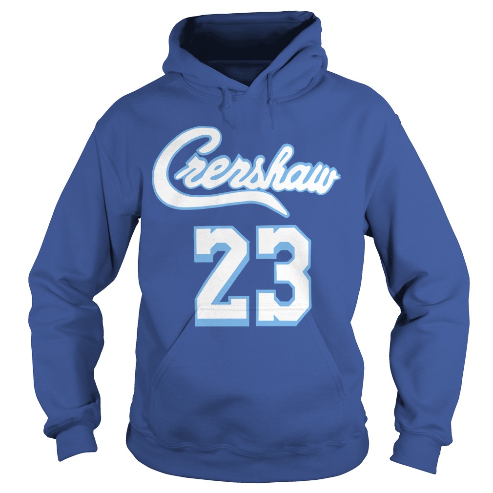 Crenshaw #23 LeBron James Blue Hoodie