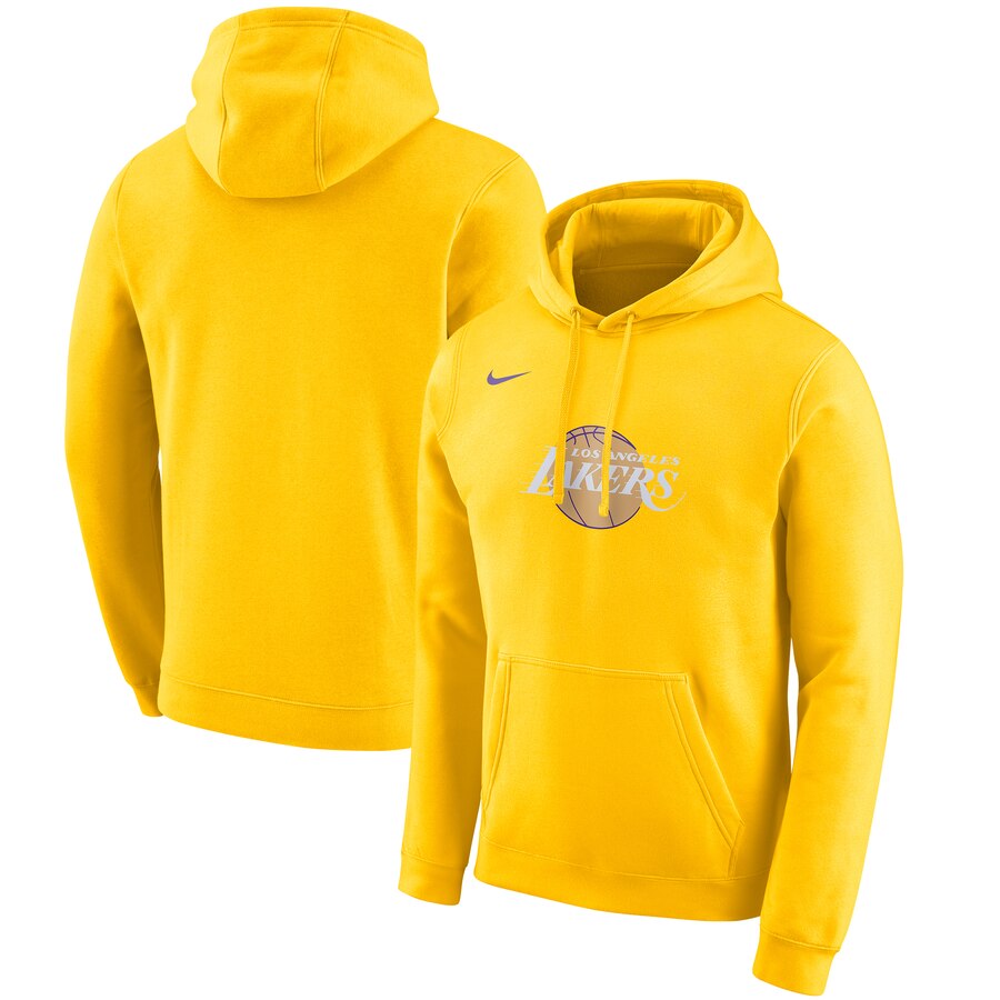 Men's Los Angeles Lakers Nike Gold 2019-20 City Edition Club Pullover Hoodie