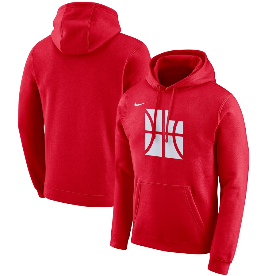 Men's Utah Jazz Nike Red 2019-20 City Edition Club Pullover Hoodie