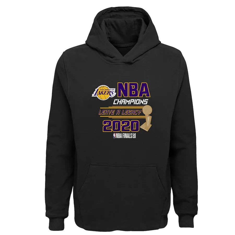 Los Angeles Lakers 2020 NBA Finals Champions Prize Pullover Hoodie Black