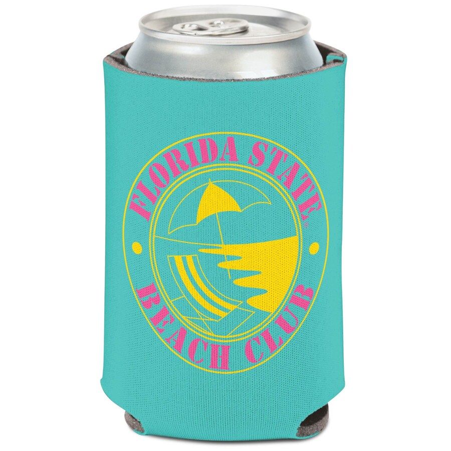 Florida State Seminoles WinCraft 12oz. Beach Club Can Cooler - Teal Yellow