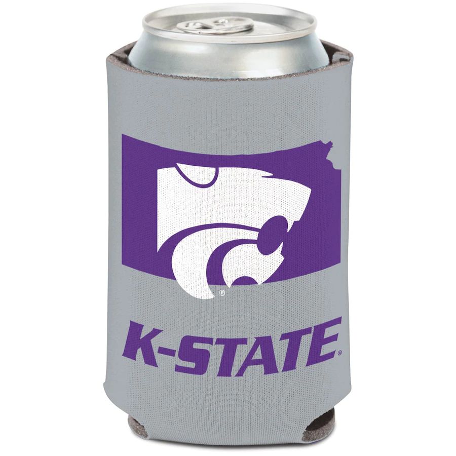 Kansas State Wildcats WinCraft 12oz. State Shape Can Cooler