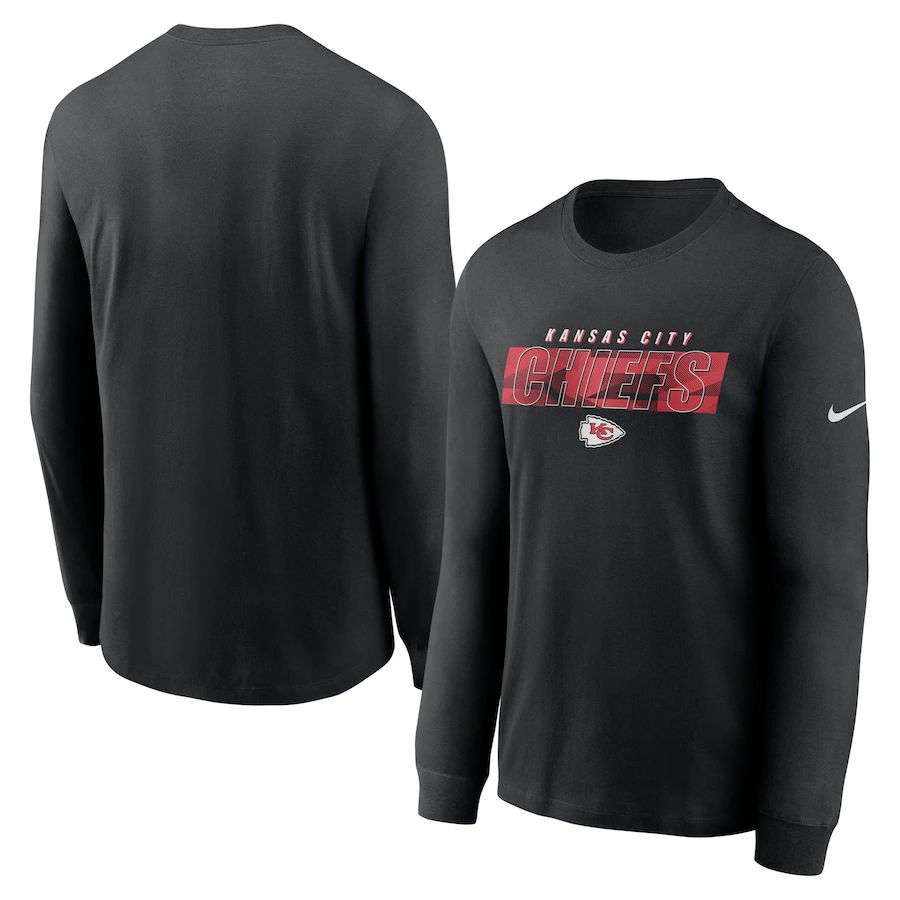 Kansas City Chiefs Nike Fan Gear Playbook Long Sleeve T-Shirt Black