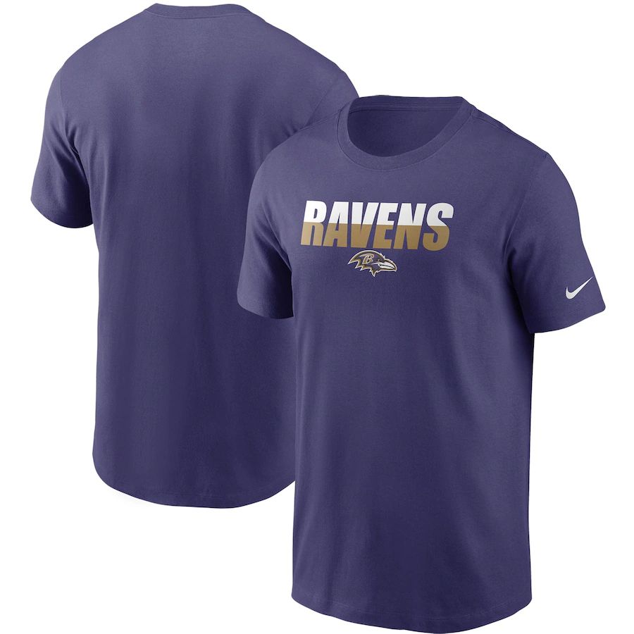 Baltimore Ravens Nike Split T-Shirt Purple