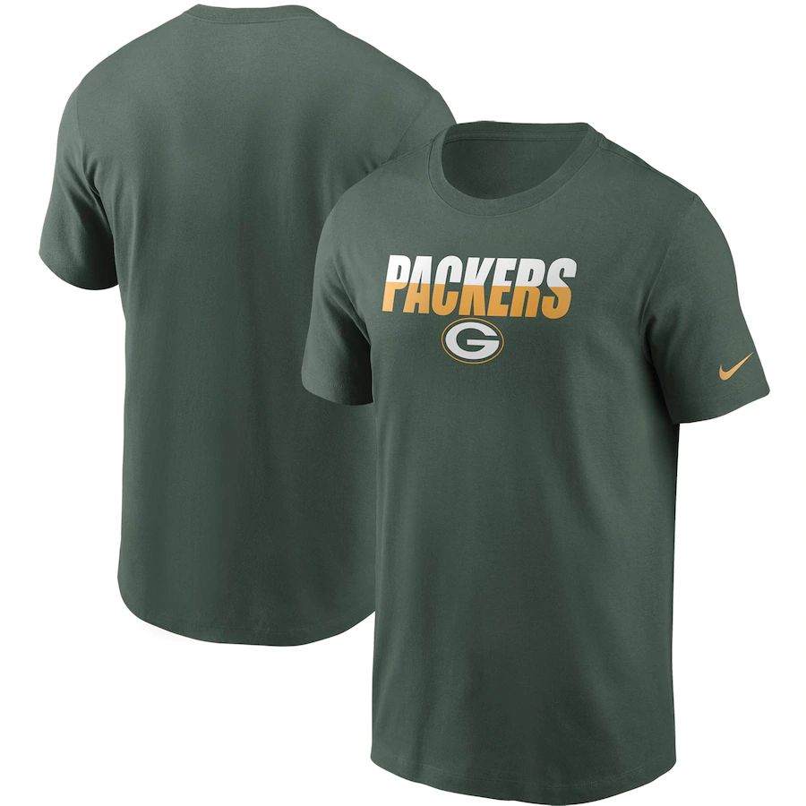 Green Bay Packers Nike Split T-Shirt Green