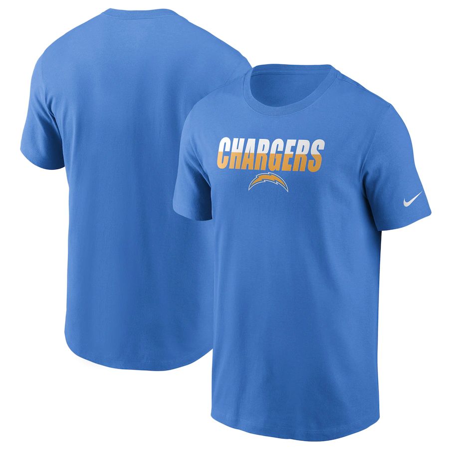 Los Angeles Chargers Nike Split T-Shirt Powder Blue