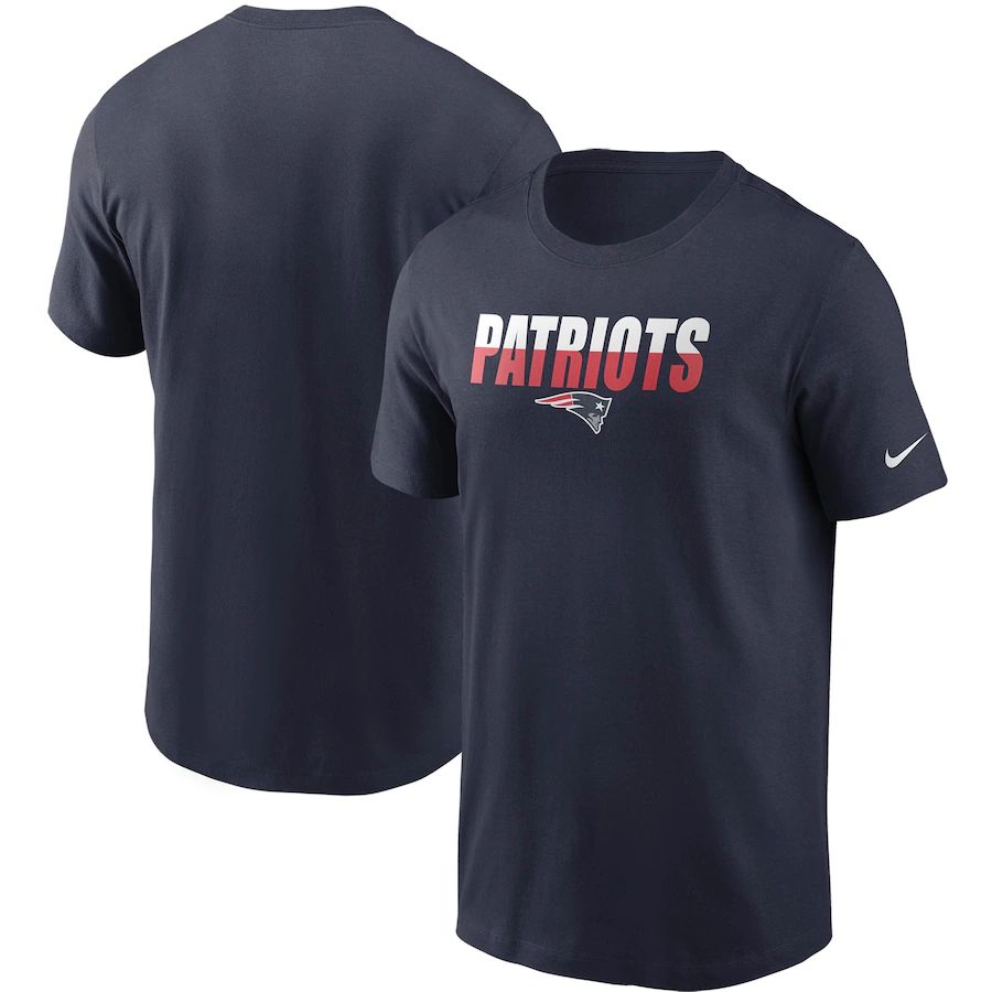 New England Patriots Nike Split T-Shirt Navy