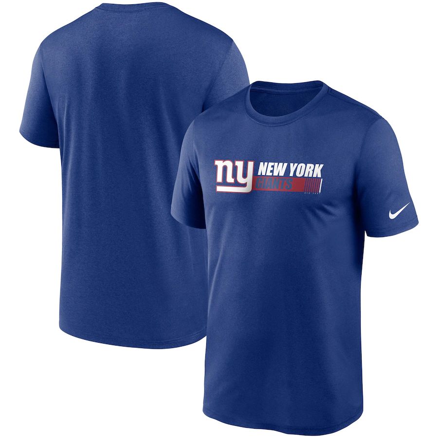 New York Giants Nike Fan Gear Team Conference Legend Performance T-Shirt Royal