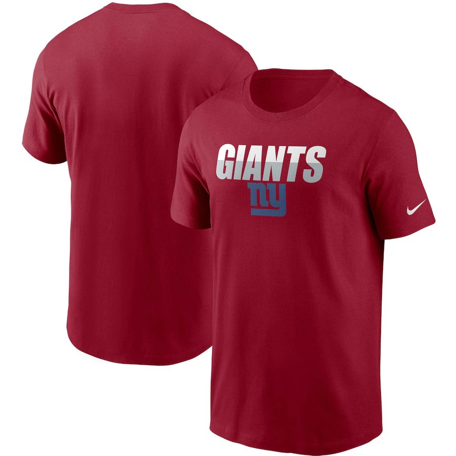 New York Giants Nike Split T-Shirt Red