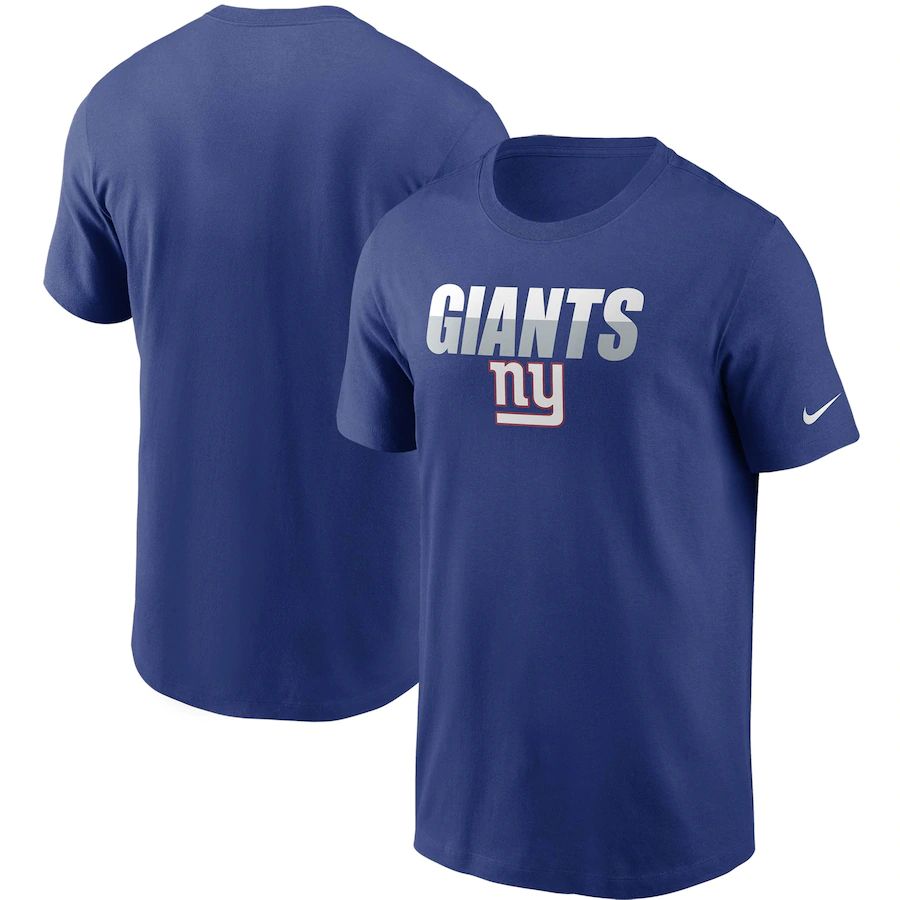 New York Giants Nike Split T-Shirt Royal