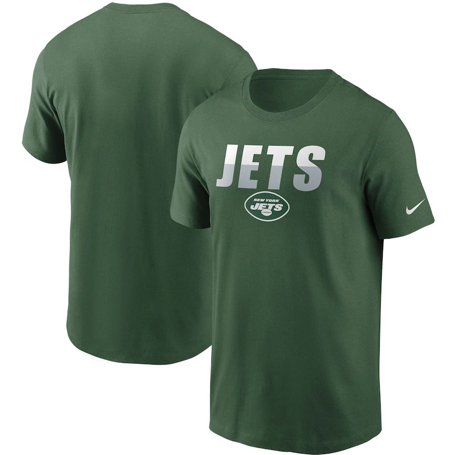 New York Jets Nike Split T-Shirt Green