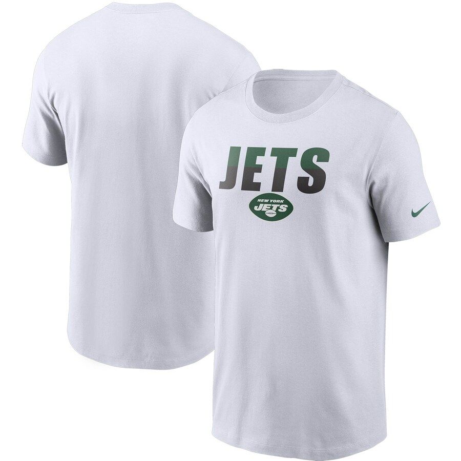 New York Jets Nike Split T-Shirt White