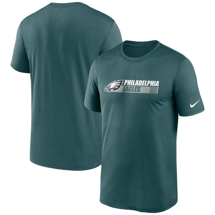 Philadelphia Eagles Nike Fan Gear Team Conference Legend Performance T-Shirt Midnight Green