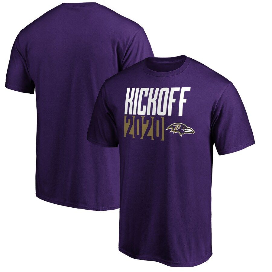 Baltimore Ravens Fanatics Branded Kickoff 2020 T-Shirt Purple