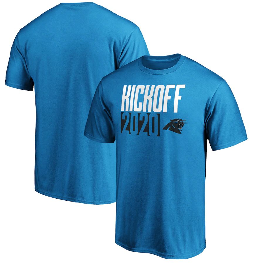 Carolina Panthers Fanatics Branded Kickoff 2020 T-Shirt Blue