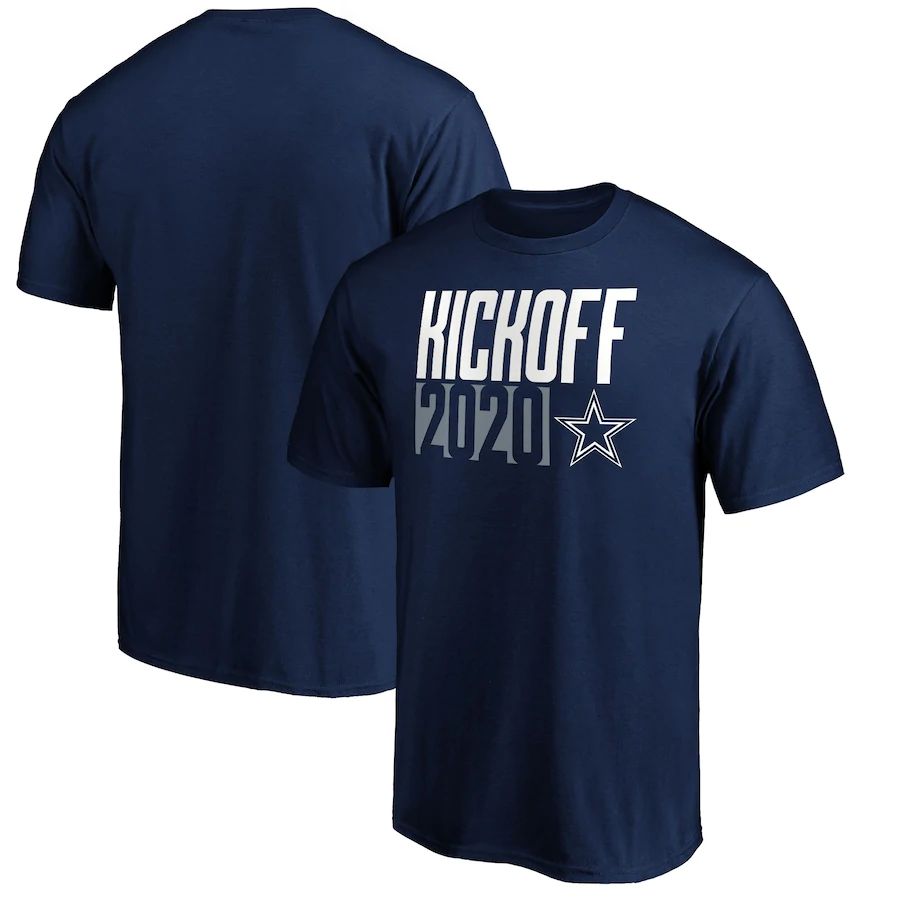 Dallas Cowboys Fanatics Branded Kickoff 2020 T-Shirt Navy