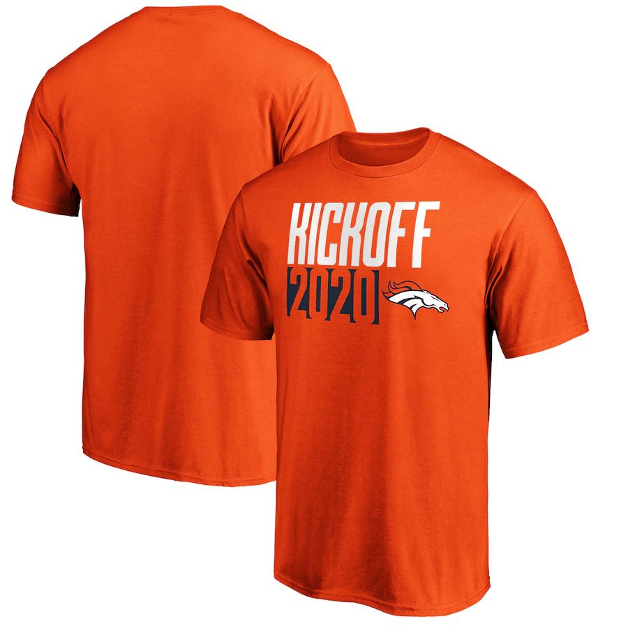 Denver Broncos Fanatics Branded Kickoff 2020 T-Shirt Orange