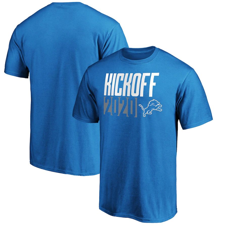 Detroit Lions Fanatics Branded Kickoff 2020 T-Shirt Blue