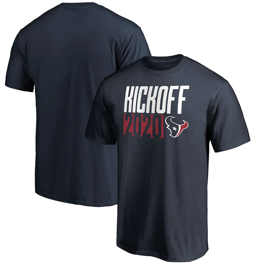 Houston Texans Fanatics Branded Kickoff 2020 T-Shirt Navy