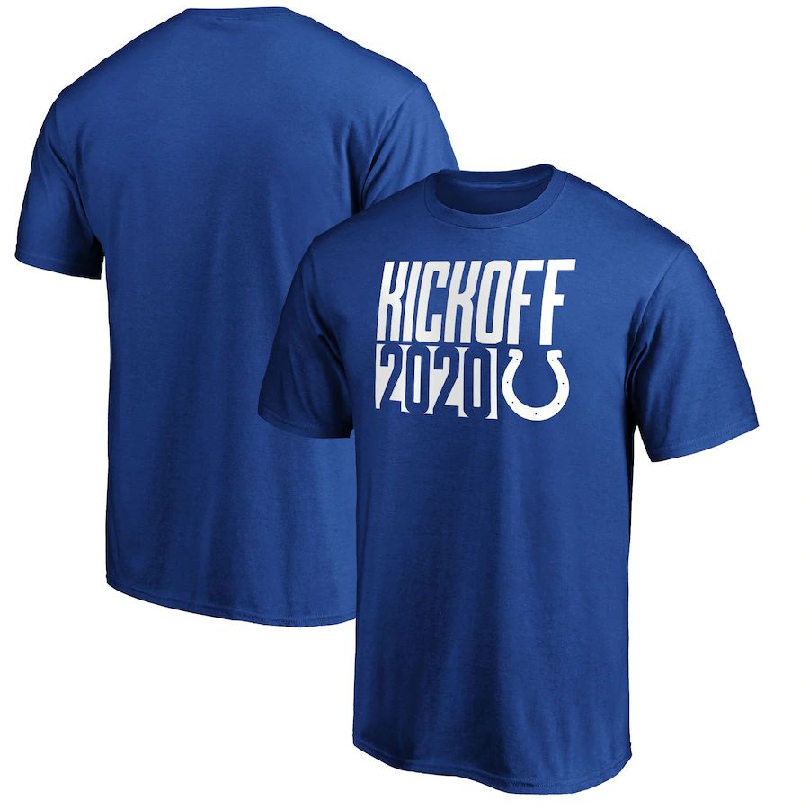 Indianapolis Colts Fanatics Branded Kickoff 2020 T-Shirt Royal