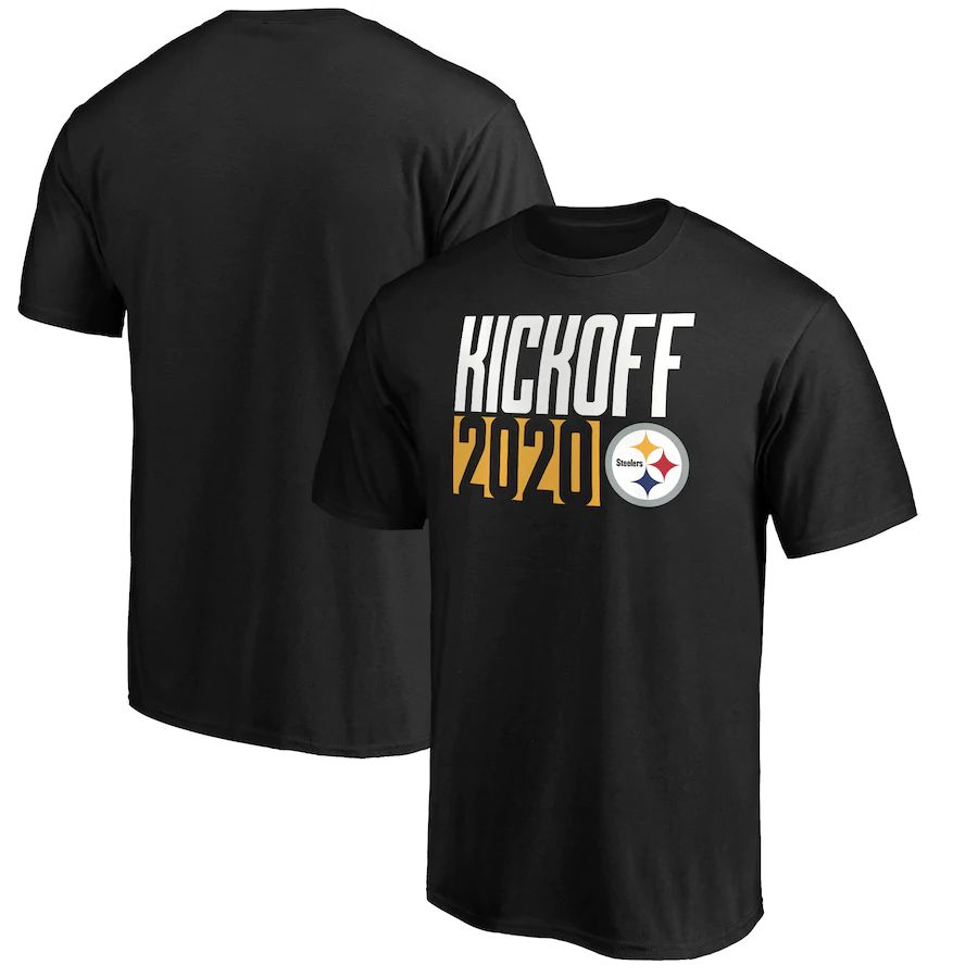 Pittsburgh Steelers Fanatics Branded Kickoff 2020 T-Shirt Black