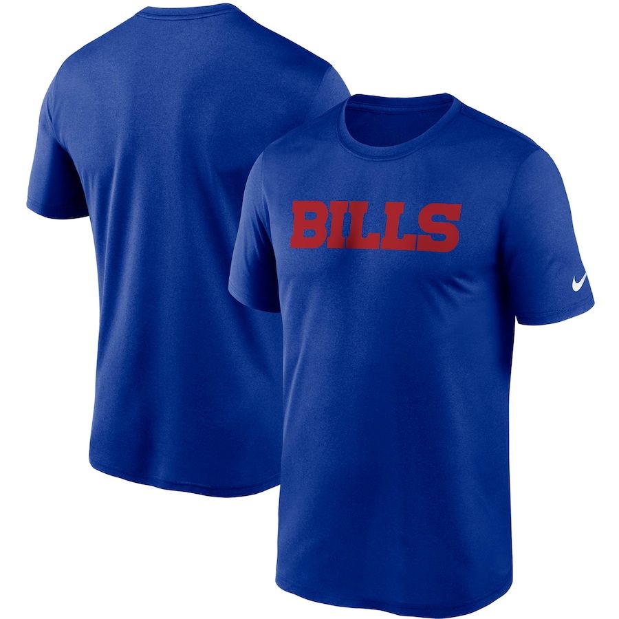 Buffalo Bills Nike Fan Gear Legend Wordmark Performance T-Shirt Royal