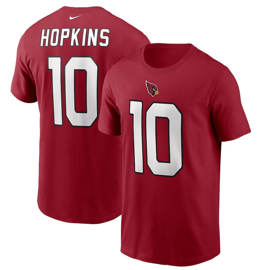 Arizona Cardinals #10 DeAndre Hopkins Nike Player Name & Number T-Shirt Cardinal