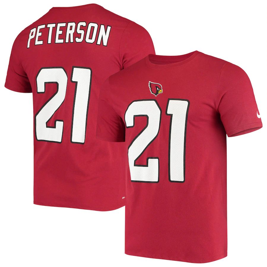 Arizona Cardinals #21 Patrick Peterson Nike Name & Number Performance T-Shirt Cardinal