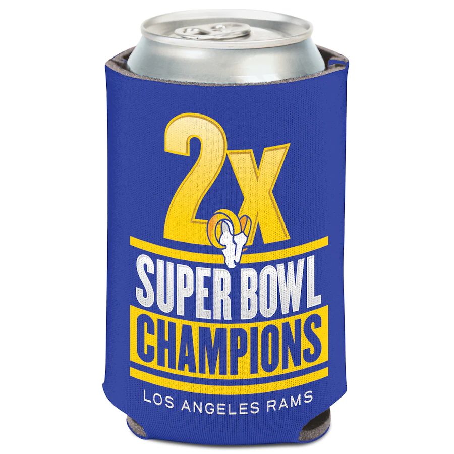 Los Angeles Rams WinCraft 2-Time Super Bowl Champions 12oz. Team Can Cooler