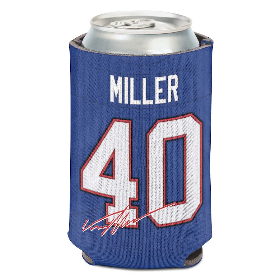 Buffalo Bills #40 Von Miller WinCraft 12oz. Player Can Cooler