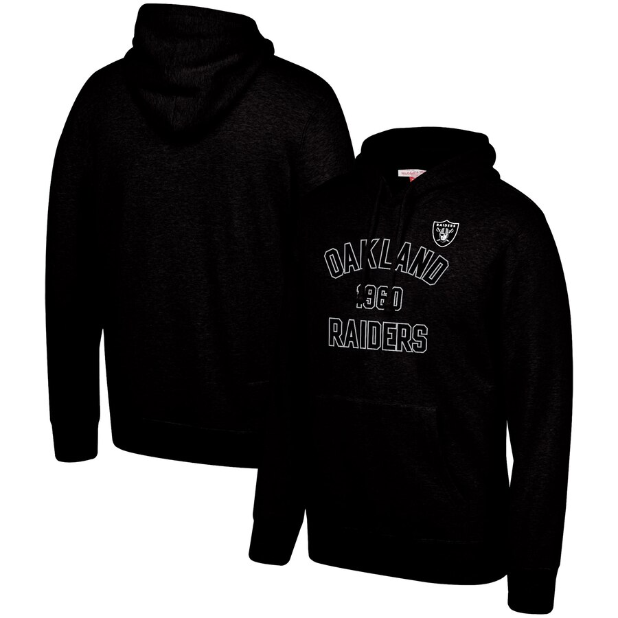 Las Vegas Raiders Mitchell & Ness Team History Pullover Hoodie Black