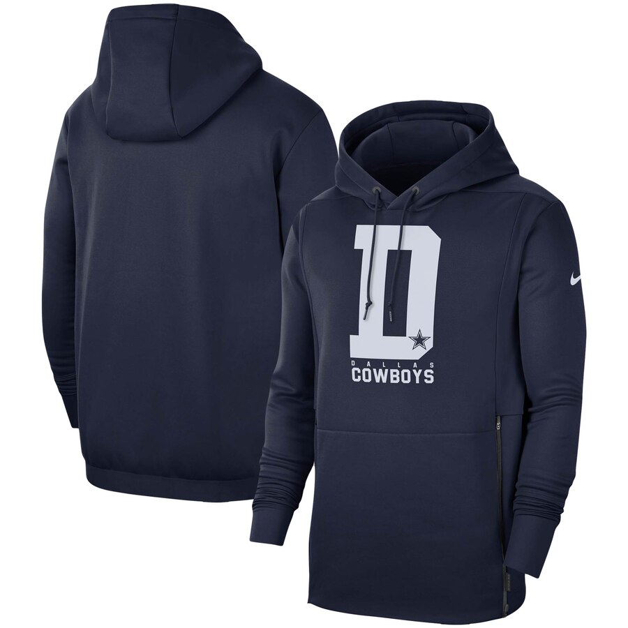 Dallas Cowboys Nike Sideline Local Performance Pullover Hoodie Navy