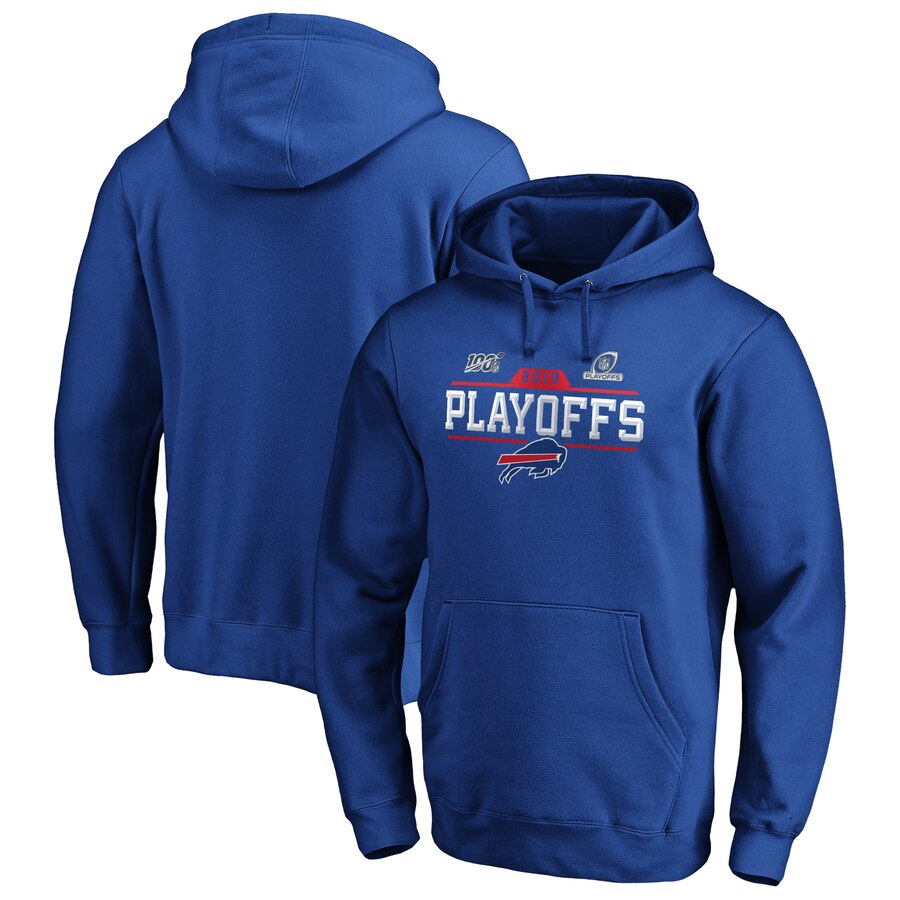 Buffalo Bills 2019 NFL Playoffs Bound Chip Shot Pullover Hoodie Royal