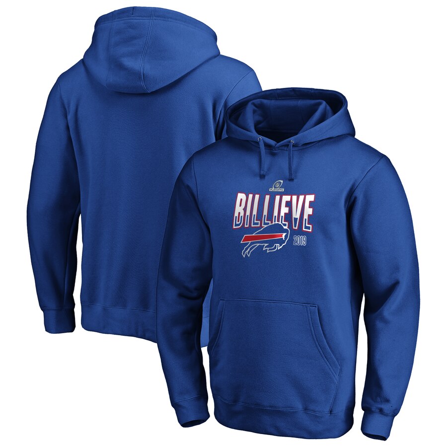 Buffalo Bills 2019 NFL Playoffs Bound Hometown Checkdown Pullover Hoodie Royal