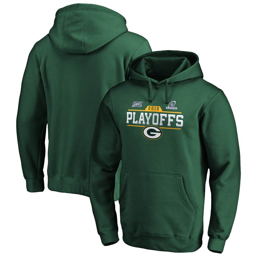 Green Bay Packers NFL 2019 NFL Playoffs Bound Chip Shot Pullover Hoodie Green