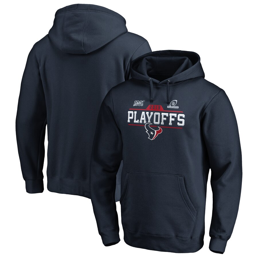 Houston Texans 2019 NFL Playoffs Bound Pullover Hoodie Navy