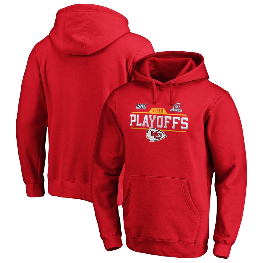 Kansas City Chiefs 2019 NFL Playoffs Bound Chip Shot Pullover Hoodie Red