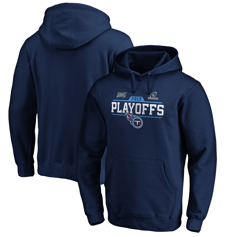 Tennessee Titans 2019 NFL Playoffs Bound Chip Shot Pullover Hoodie Navy