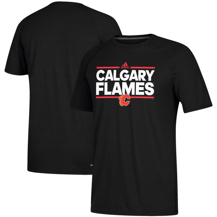 Calgary Flames adidas Dassler climalite T-Shirt Black