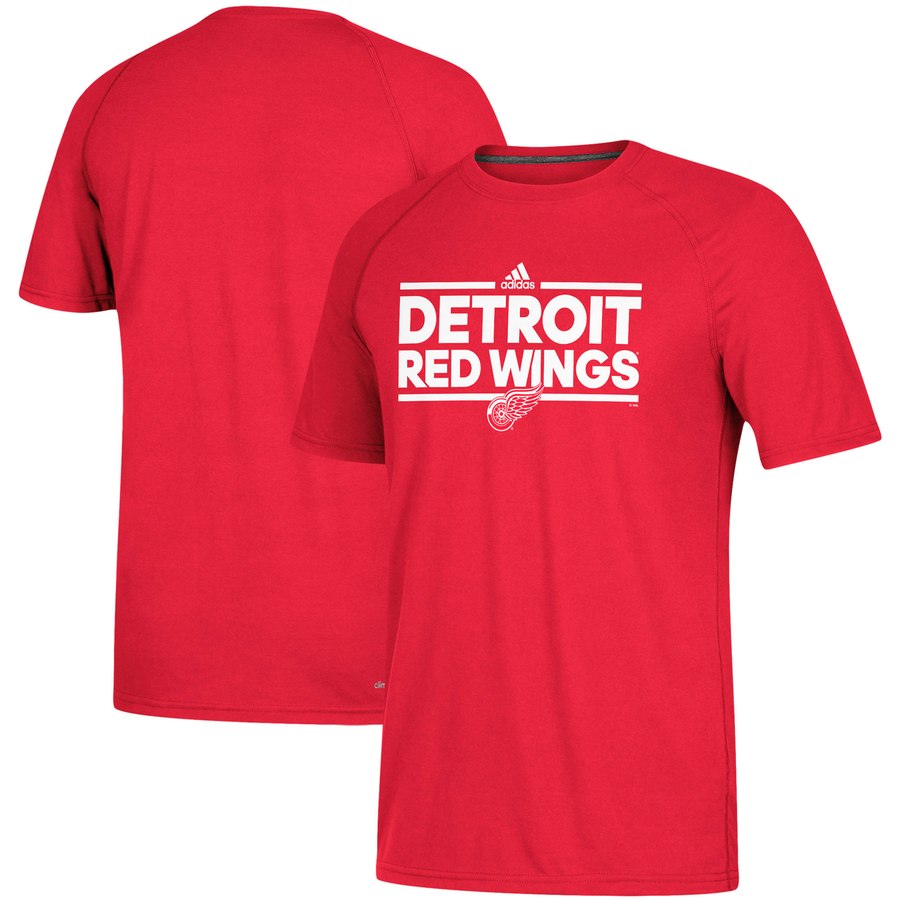 Detroit Red Wings adidas Dassler climalite T-Shirt Red