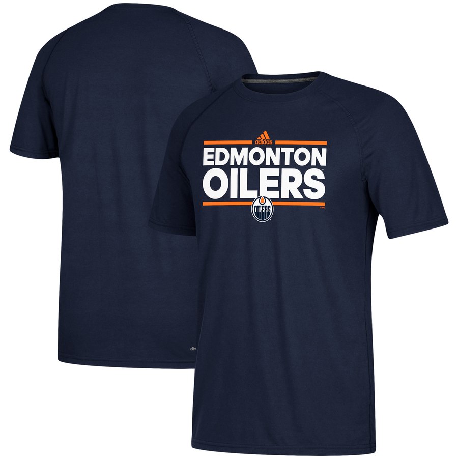 Edmonton Oilers adidas Dassler climalite T-Shirt Navy