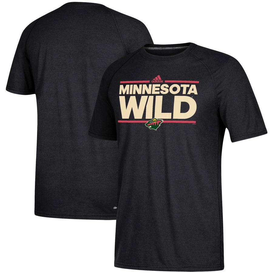 Minnesota Wild adidas Dassler climalite T-Shirt Black