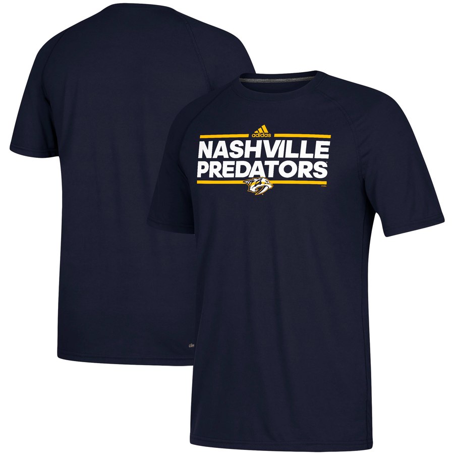 Nashville Predators adidas Dassler climalite T-Shirt Navy