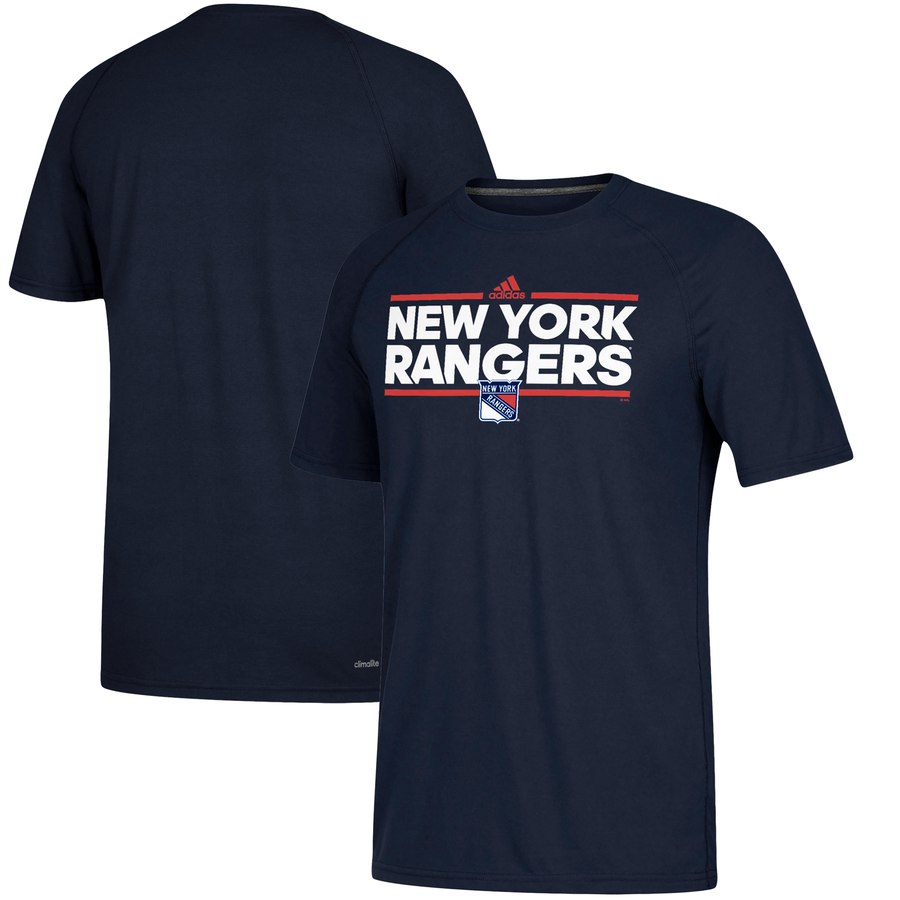 New York Rangers adidas Dassler climalite T-Shirt Navy