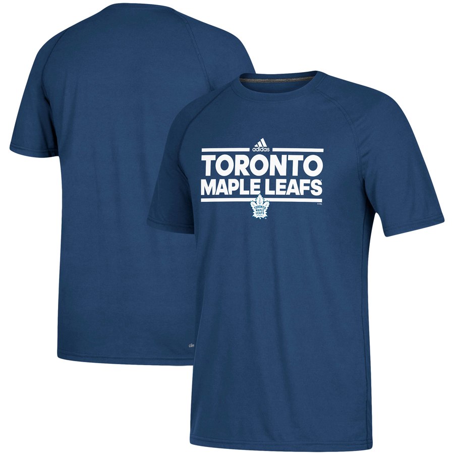 Toronto Maple Leafs adidas Dassler climalite T-Shirt Blue