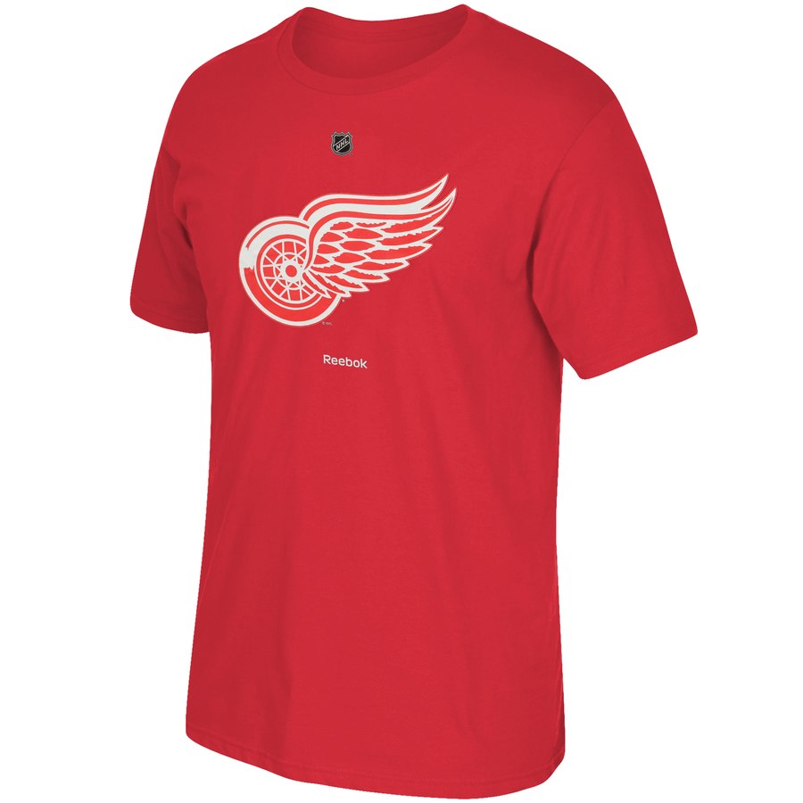 Detroit Red Wings Reebok Primary Logo T-Shirt Red