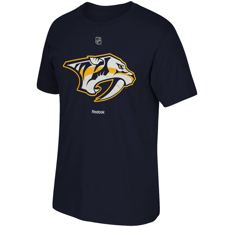 Nashville Predators Reebok Primary Logo T-Shirt Navy