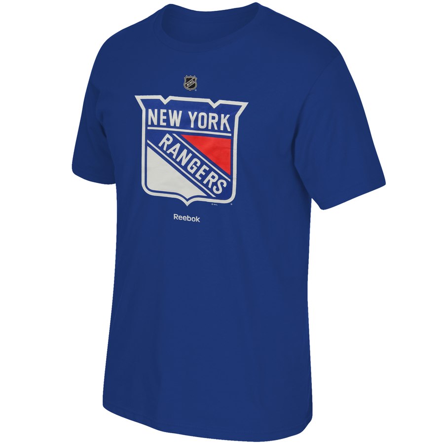 New York Rangers Reebok Primary Logo T-Shirt Royal