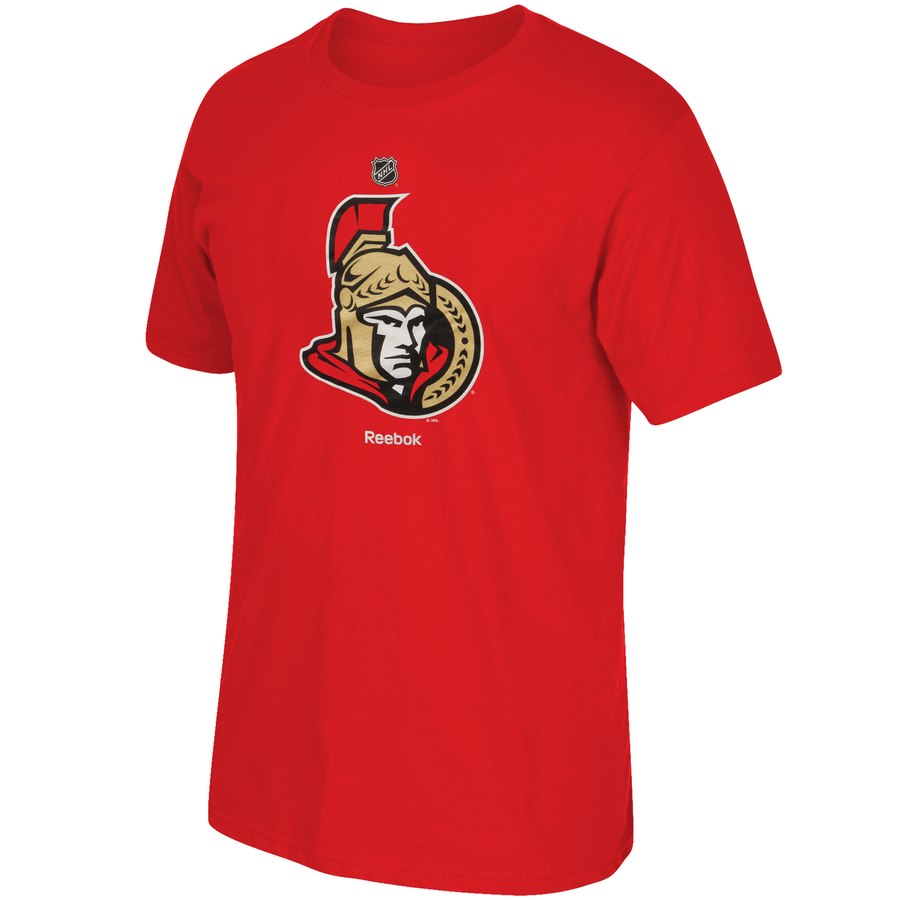 Ottawa Senators Reebok Primary Logo T-Shirt Red